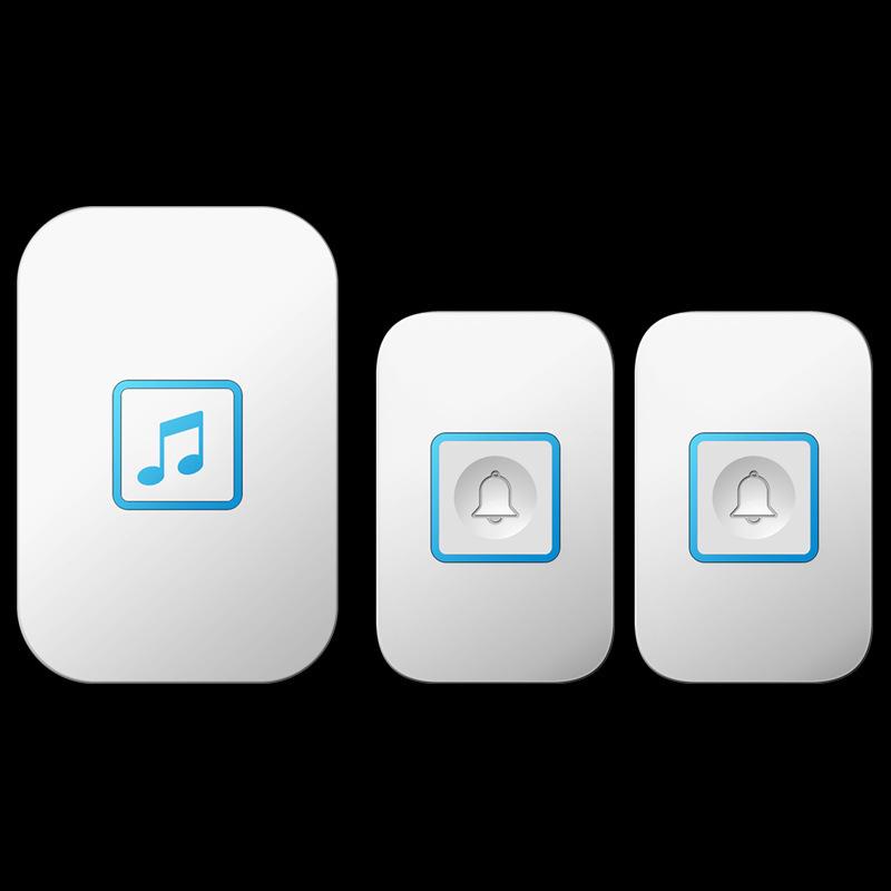 Kajias Dual Wireless Waterproof Doorbell with Chime and Music