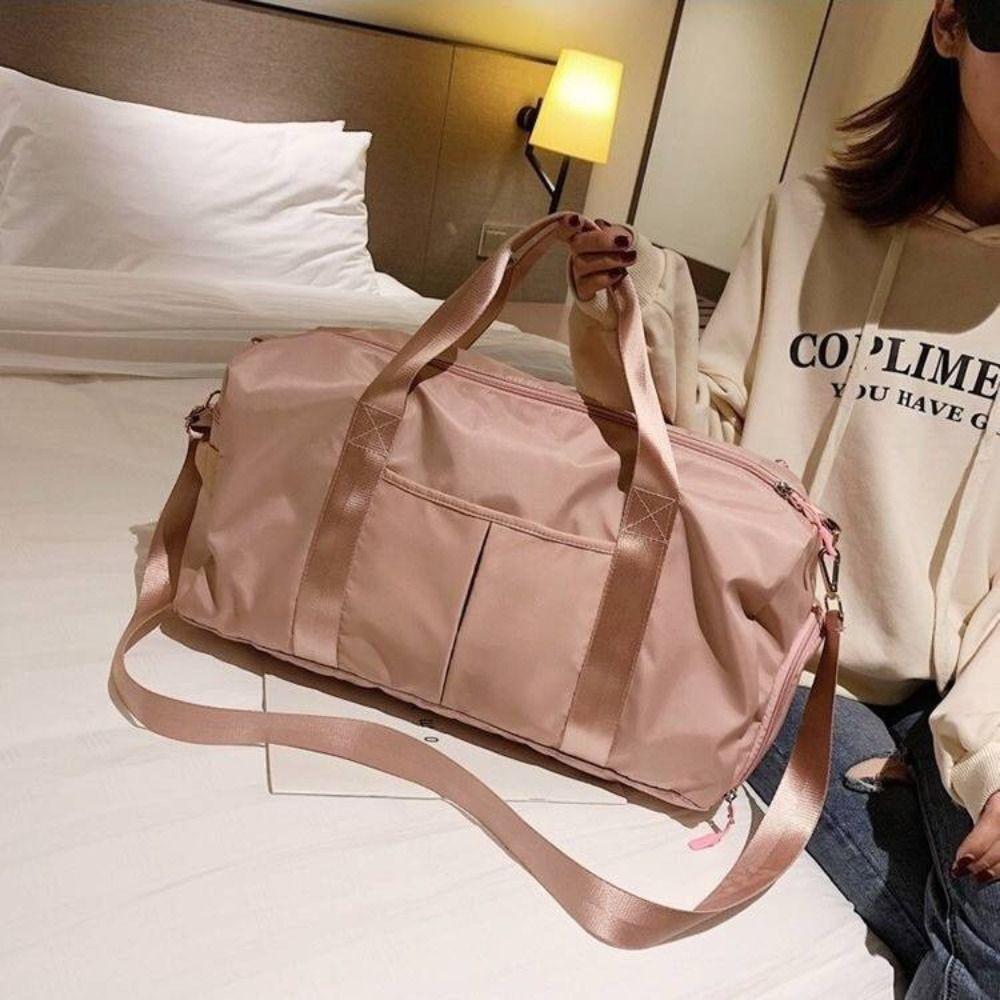 Large Capacity Duffle Travel Handbag Dry Wet Separation Waterproof Gym Sports Bag with Shoe Compartment Durable
