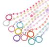 1.2M Crossbody Long Colorful  Beaded Mobile Phone Hanging Chain Mobile Phone Case Lanyard Travel Climbing Rope For Phone