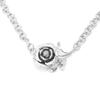 Stylish Necklace Rose Pendant Necklace Unisex Necklace Metal Texture Neck Jewelry Charm Necklace for Fashion Lover