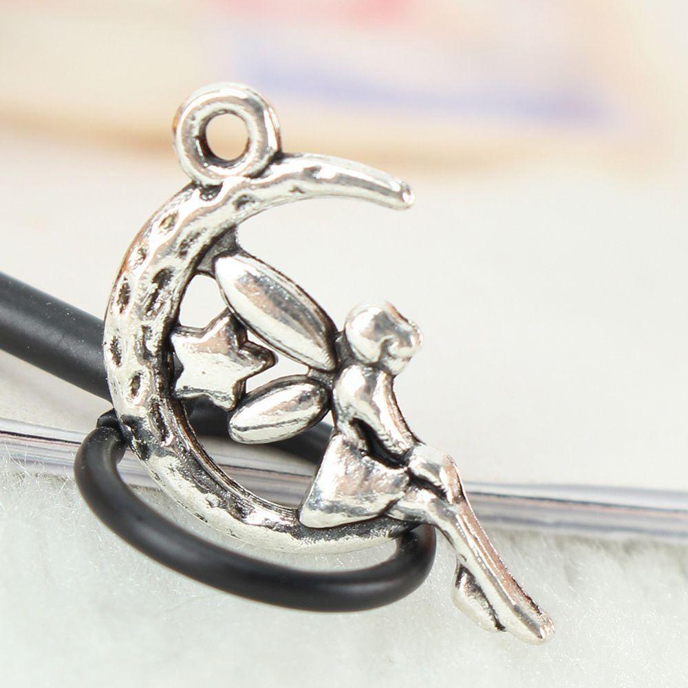 10Pcs Moon Stars Fairy Angel Charms Accessories Jewelry Making Necklace DIY Bracelet