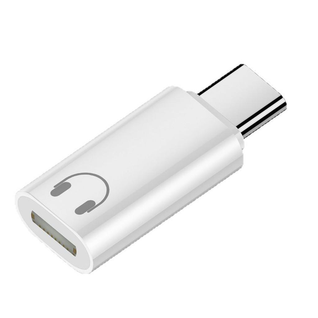 USB C to Audio Adapter Type C Male to Female Converter for iPhone iPad MacBook Headphone Use Only