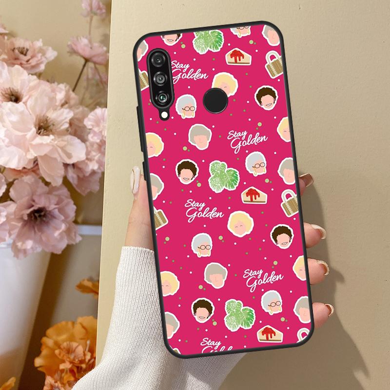Golden Girls For Huawei Nova 12i 8i 11i 12s 9 10 SE Y60 Y70 Y90 Y72 Y73 Y61 Y91 P60 Pro P30 P40 Lite Case