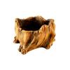 Home Decoration Imitation Wood Flowerpot Cement Pile Log Planter  for Herbs Strawberries