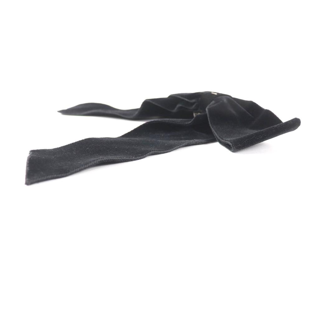 Great CHANEL hair accessory black Women 24V AA8557 Used