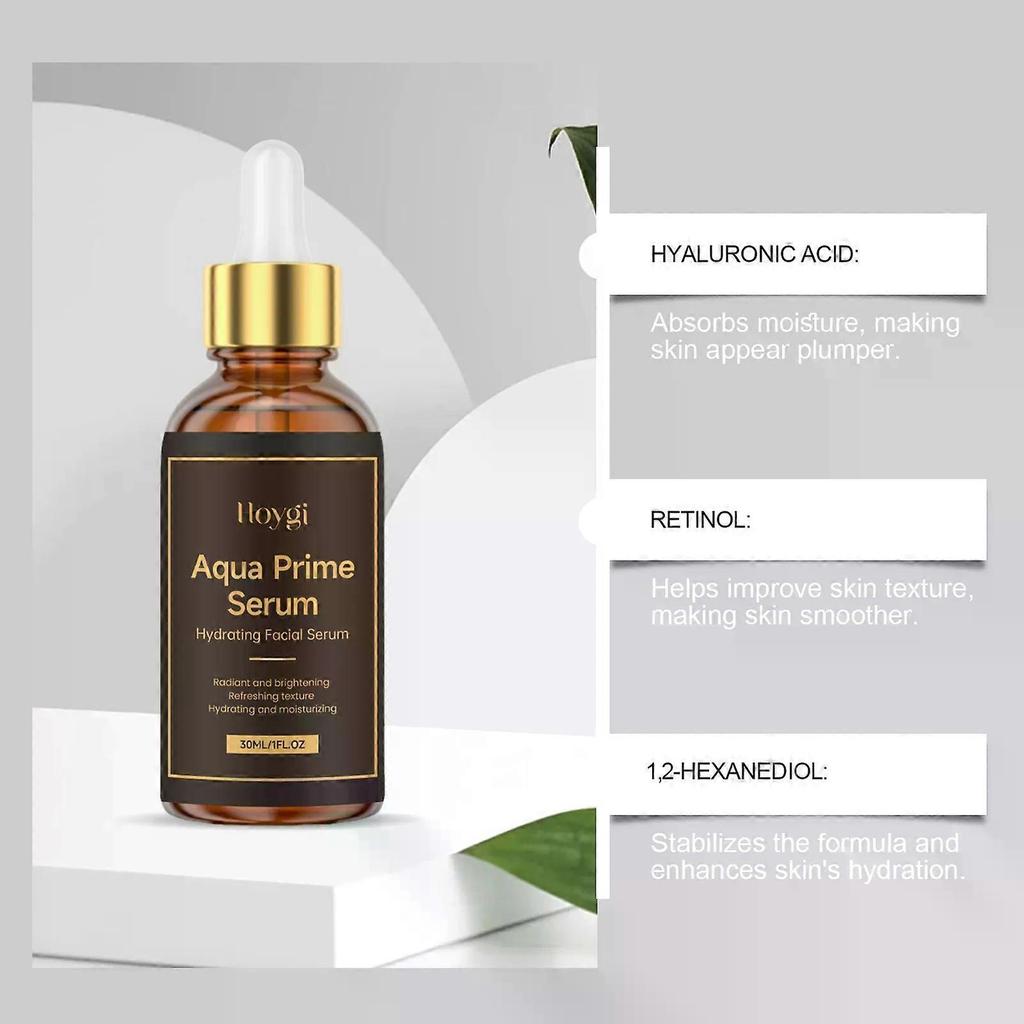 Hydrating Brightening Facial Serum Radiant Glow Refreshing Texture Deep Moisturizing Face Oil for All Skin Types Skincare Gift