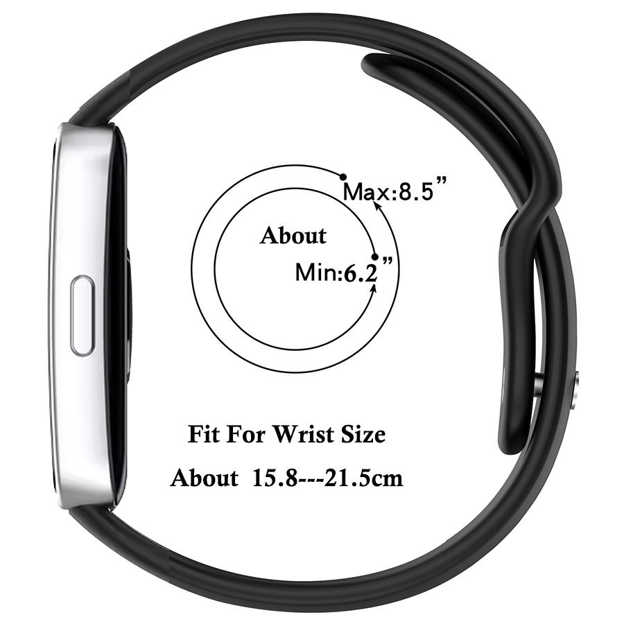 Etui+Silikonreim for Xiaomi Mi Band 10 Sport Gummibånd Armbånd pulseira correa for Xiaomi Smart Band 10 9 8 NFC Tilbehør