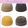 Streetwear Vintage Wash Denim Cap With Sun Protection For Outdoor Activities