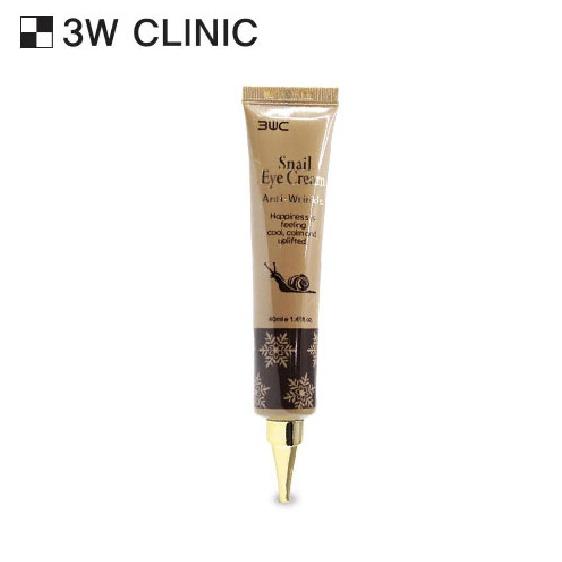 3W CLINIC Snail Eye Cream Anti Wrinkle 40ml