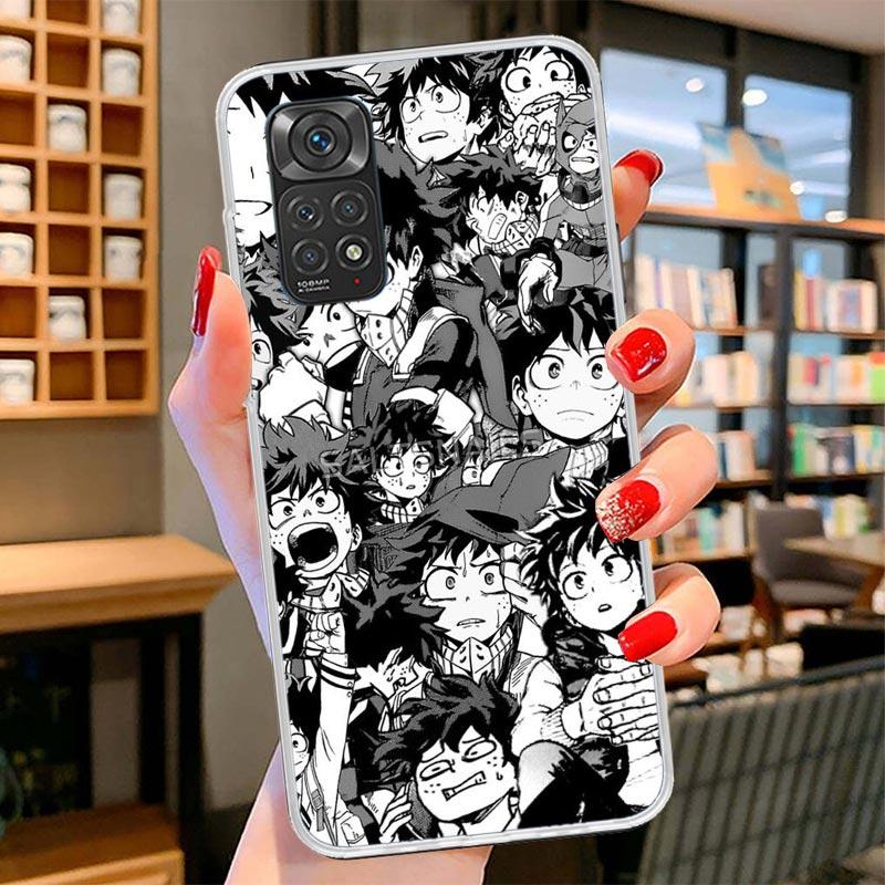 My Hero Izuku Deku Cover Phone Case For Xiaomi Redmi Note 15 14 13 12 11 10 Pro Plus 14S 12S 11S 11T 11E 10S Soft Fundas Shell R