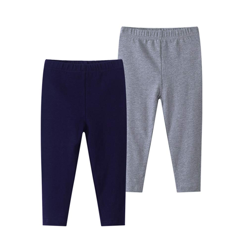 

Navy Size 120 [LittleSpring] Girls 10-Minute Leggings, 2-Pack, Thin, Stretchy, Tights, + Gray,