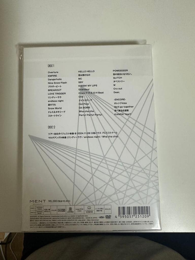 [USED] RAYS 2024 DVD 2-disc set