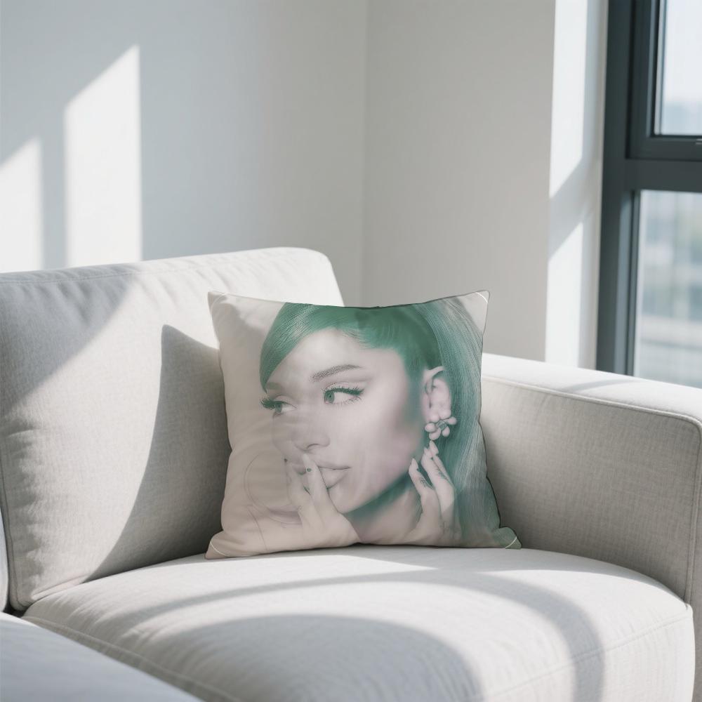 A-A-Ариана Певица G-G-Гранде наволочка Двусторонняя Печатная Полиэстер Наволочка Узор Декоративная Молния Наволочка 30cmx30cm