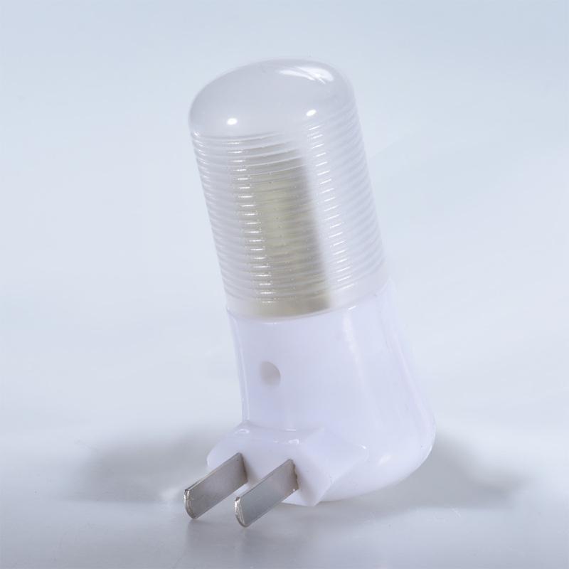 3W Plug-in Wall Manual On/Off Switch LED Night Light Soft White