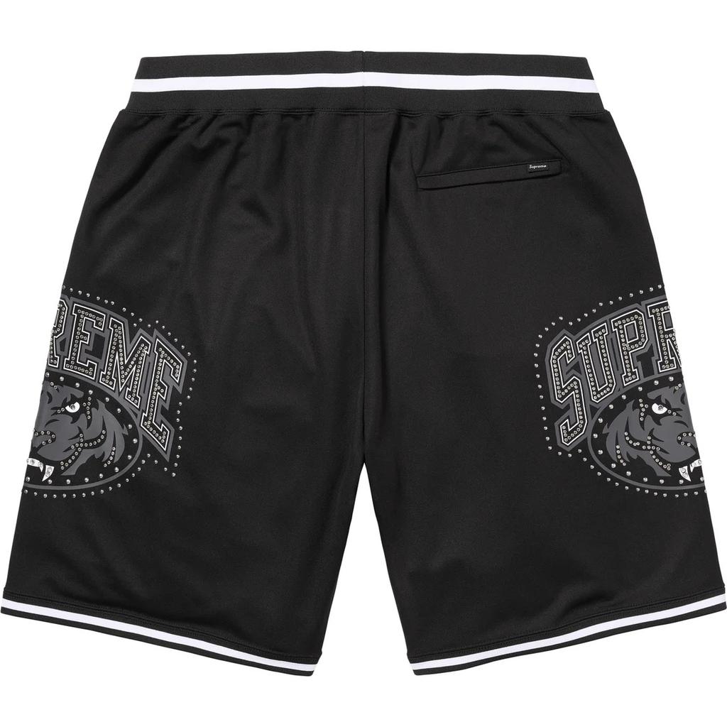 Supreme Tiger logo Studded Basketball Shorts Unisex SUP-SS25-194