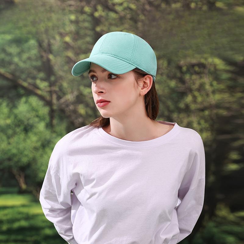Pure Cotton High-quality Soft Top Baseball Cap Sun Protection Sun Hat Can Be Embroidered with The Same Baseball Cap