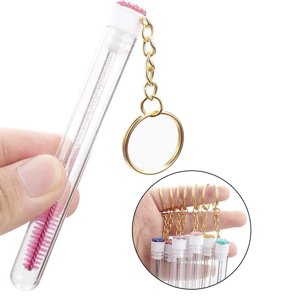 Reusable Lash Mascara Wands Sparkling Lash Spoolies Multi-Purpose Comb Brushes  Makeup Tools