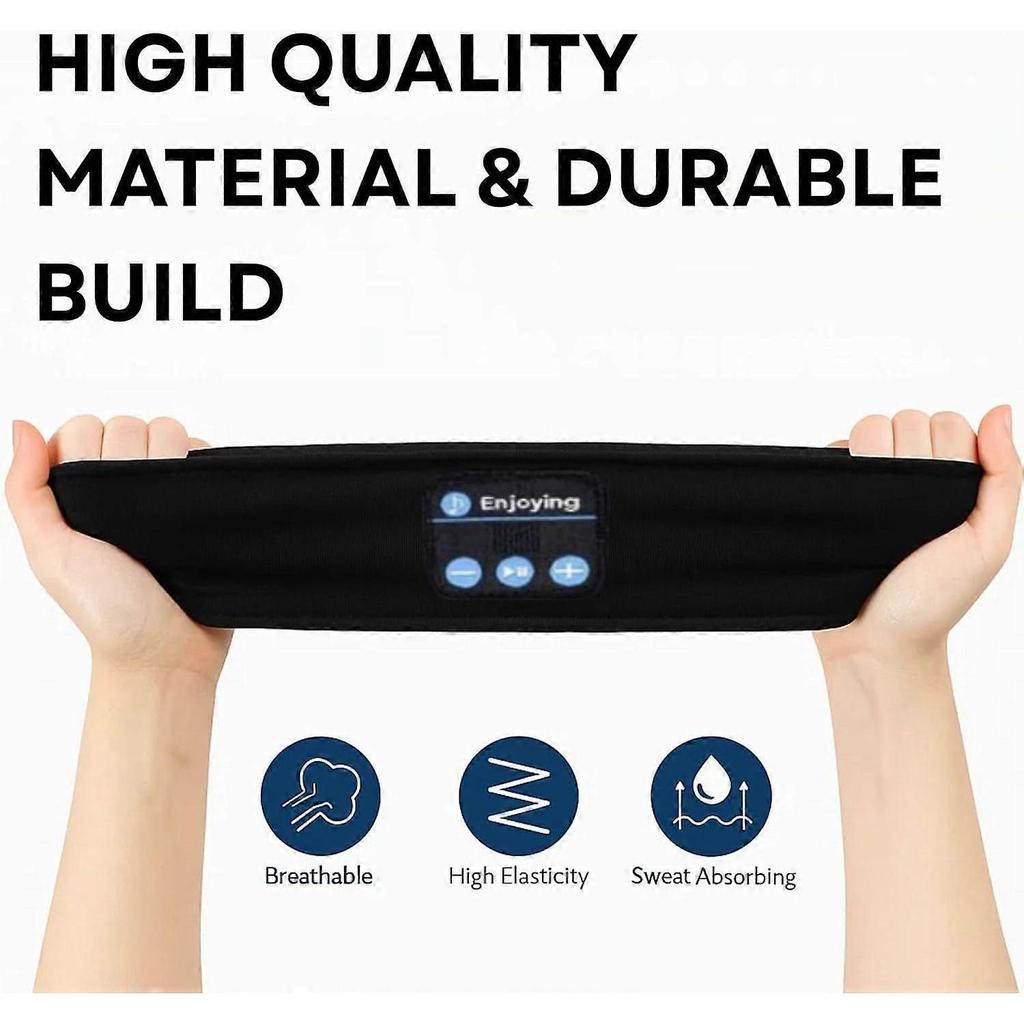 Sleep Headphones Wireless Headband, Sleep Mask and Eye Mask for Sleeping with Bluetooth Earphones, Comfortable Headband with Wireless Headphones for