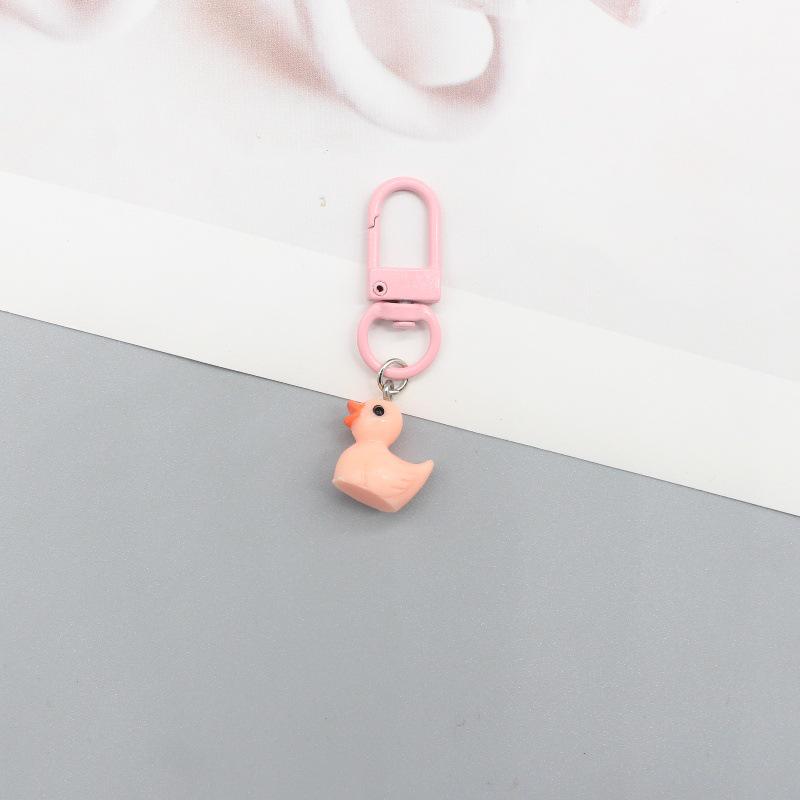 Colorful Cartoon Keychain: Cute Couple Pendant, Ins Style Backpack Ornament
