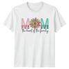 Floral Mom The Heart Of The Family Mothers Day Gift TShirt