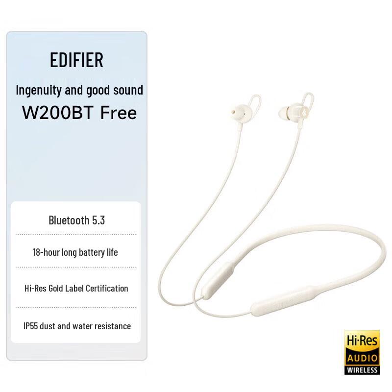 Edifier W200BT Free Neckband Wireless Sports Earphones