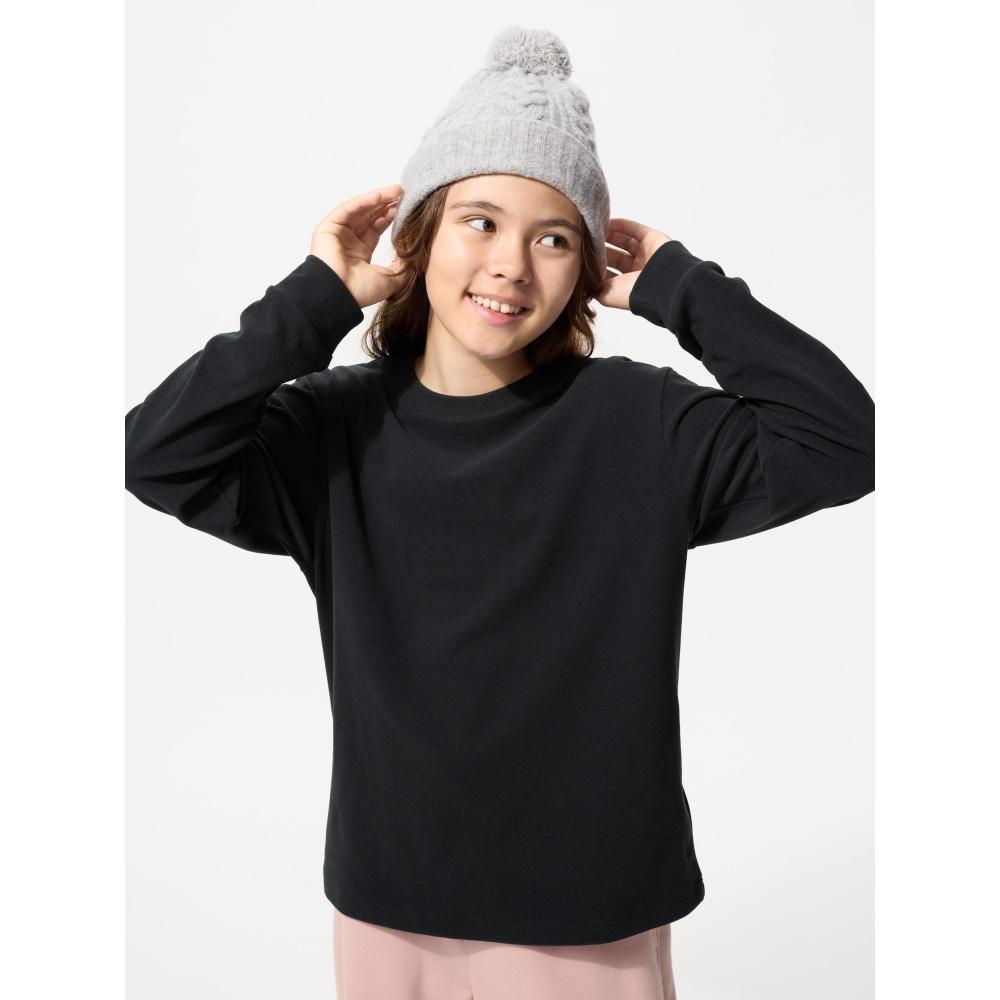 Uniqlo Kids Fleece Crew Neck T  Long Sleeve 