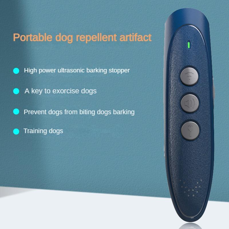 Dog Repellent Portable Outdoor Dog Bite Prevention High-power Training Anti-barking Ultrasonic Electronic Dogs Accessories