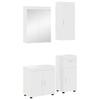 Bathroom Furniture Set TULUM 4 Pcs White 60 X 34 X 63 Cm