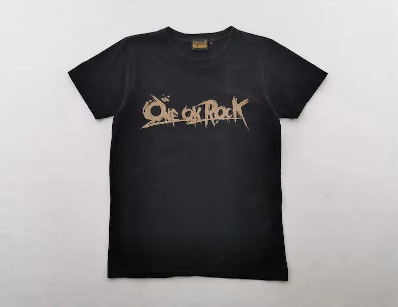 Retro One Ok Rock Tour Tengkorak T-shirt Summer Men's Cotton Round Neck Short-sleeved T-shirt Super Hip Hop YK2 Fashion Top