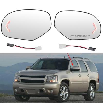 Vyhřívané sklo zrcátka s blinkrem pro Cadillac Escalade Chevrolet Avalanche Silverado Suburban 2007-2014
