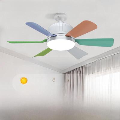 "Ultra-Quiet LED Ceiling Fan Light with Detachable Blades and Remote Control for Bedrooms and Restaurants"