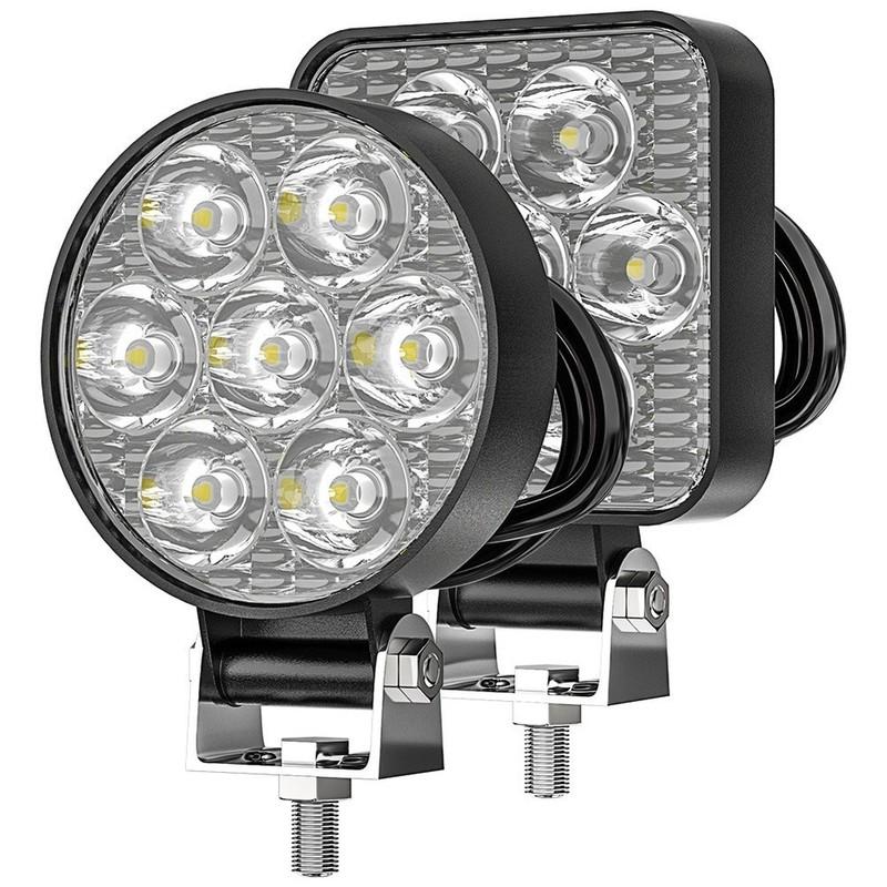 21W LED Work Light Bar Pair 2pcs for Truck SUV Offroad Driving Fog Lamp