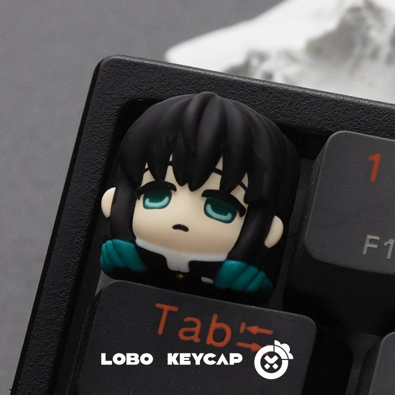 Anime Demon Slayer Kamado Nezuko Kamado Tanjiro Character Series Personalized Keyboard Keycap Esc Periphery Collectble Fun Gifts