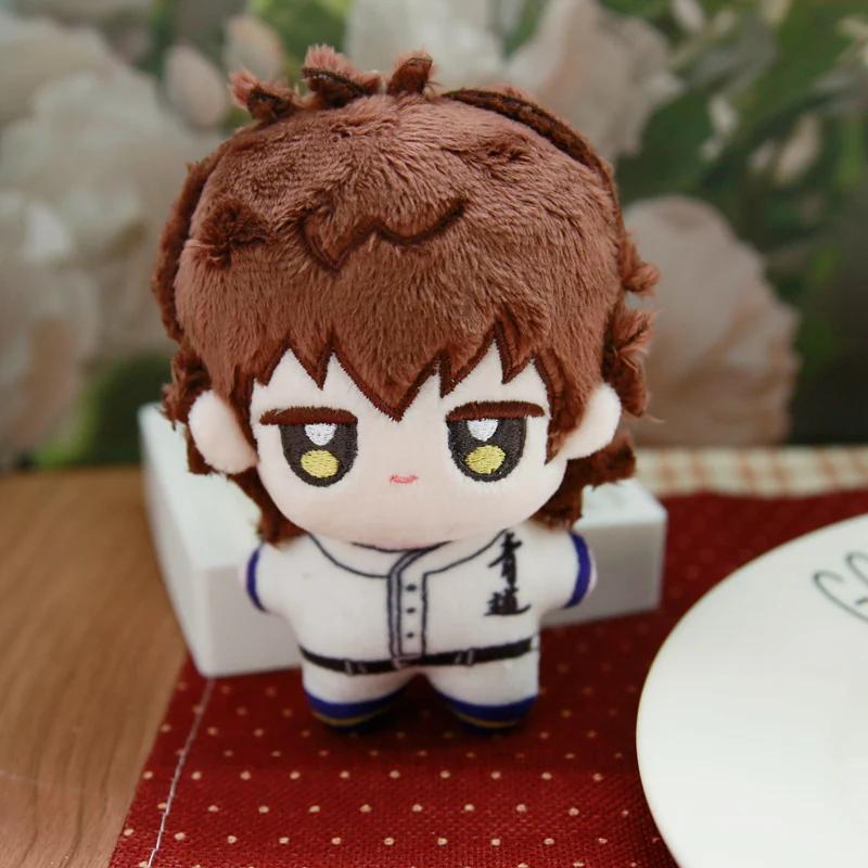 Kawaii Ass der Diamanten Plüsch Schlüsselanhänger Eijun Kaya Chibi Kuscheltier Anhänger Weiches Anime Plüschtier Sammlerstück Geburtstagsgeschenk 10cm