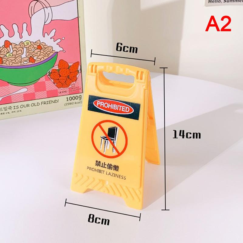 Creative Mini Desktop Prompt Card Folding Makeup Mirror Decoration