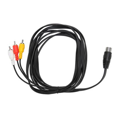 DIN 8 Pin Male To 3 RCA Male Cable DIN 8 Pin To 3 RCA Sound Adapter Cable for Stereo Equipment
