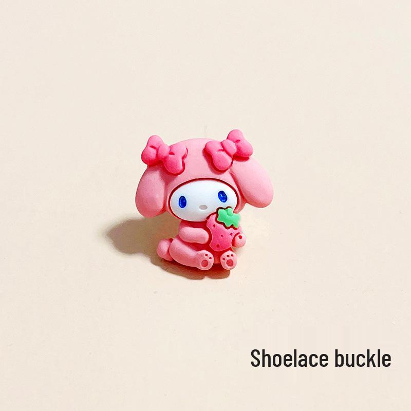 Melody Cartoon Shoelace Buckle - Cute Decorative Doll Accessories for Kids