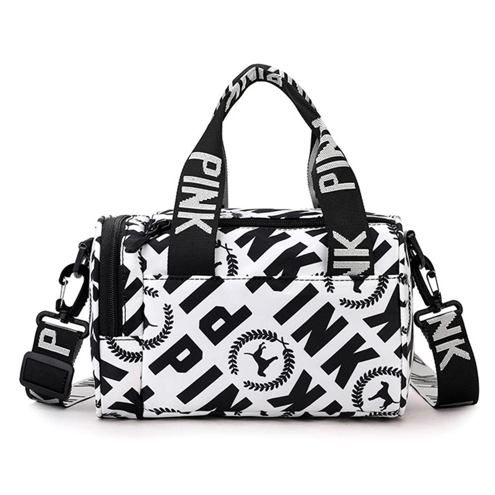 

Женская сумка для фитнеса, большая вместимость, маленькая сумка для фитнеса, многофункциональная, износостойкая, регулируемый ремешок для путешествий, плавания белый