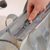 New Large Capacity Shoulder Bag Waterproof Transparent Makeup Storage Bag Hollow Mesh Multifunctional Handbag Women