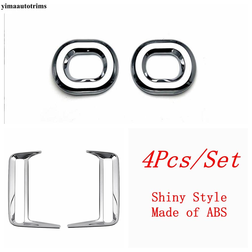 Front Rear Bumper Fog Light Lamp Frame Decoration Cover Trim ABS Chrome Accessories For Suzuki Spacia  MK54S MK94S 2024 20