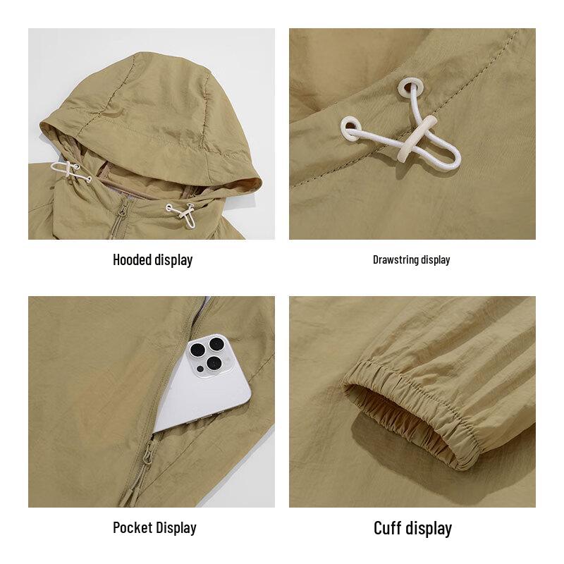 ROMON Men's Hooded Sun Protection Jacket