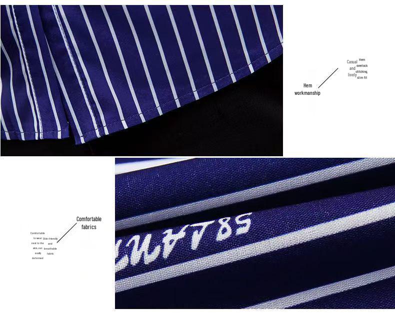 Korean Style 2024 Women's Long Sleeve Striped Shirt - Spring/Autumn Fashion