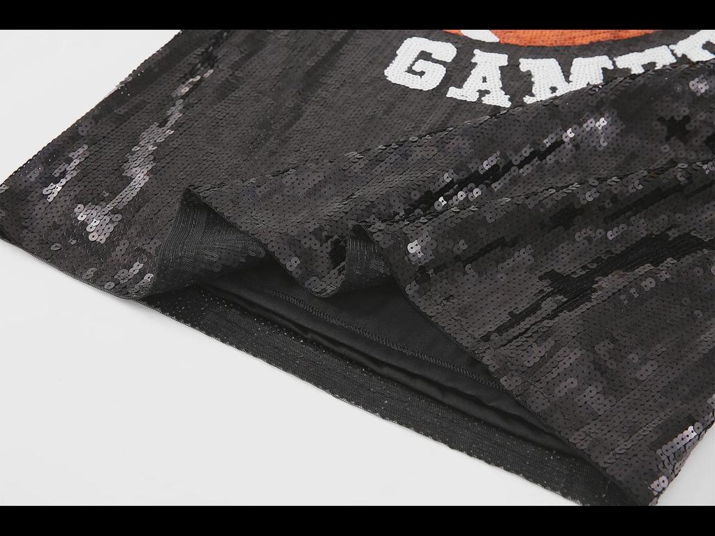 Sequined Women's Rugby and Cheerleading Shirts and Uniforms