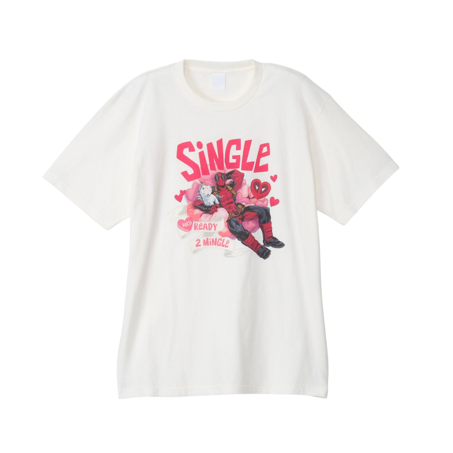 

Small Planet Marvel 50 Design T-Shirt 47/Deadpool/Single Large Ivory