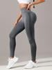 Hohe Taille Bauchkontrolle Yoga-Hose - Atmungsaktive Peach Butt Scrunch Leggings Damen Sportbekleidung