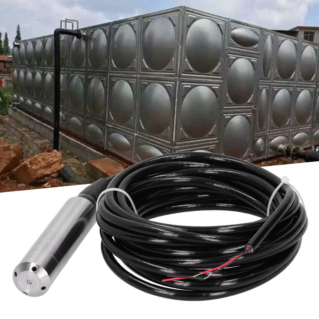 YB2JF Liquid Level Transmitter 5m Cable Water Level Sensor Detector 1232VDC 420mA(02m )