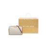 Michael Kors Mk Jet Set Long Vintage Monogram Logo Chain Leather Camera Bag Women Shoulder Bag Vanilla Brown 35F8GTTC3B-VANILLA-ACRN