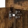 Nightstand Set of 2 Smoked Oak 44 x 34.5 x 45 cm