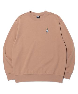 DISTN9NE Small Retro Bear Sweatshirt Lp8Tu741_Brown