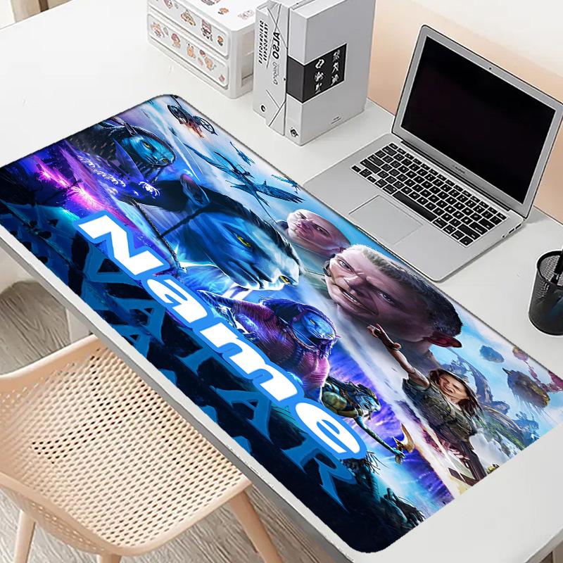 Custom Name Personalized Avatar Pattern Mousepad, Laptop PC Desk Mat, Decorative Desk Mat for Home Keyboard Pad Gift